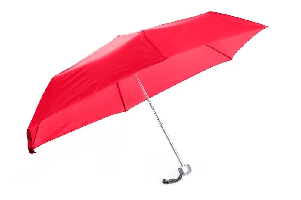 Alice Umbrellas 3 Fold Mini Compact - Red