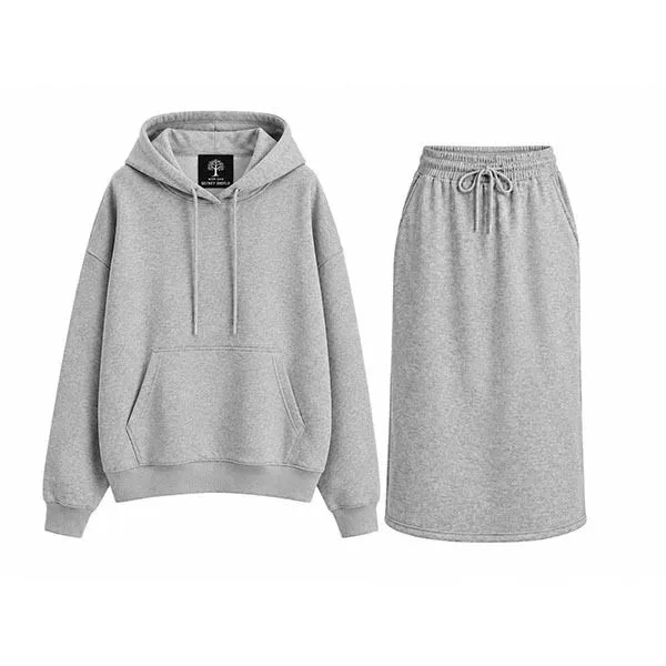 Secret Shield Cozy Chic Hoodie Skirt Set
