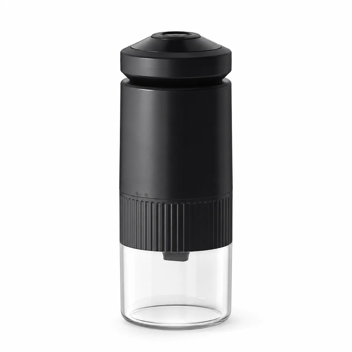 Electric Coffee Grinder - USB Rechargeable, Adjustable Burr