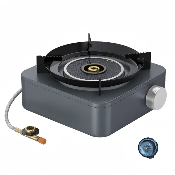 Portable Camping Gas Stove - Black