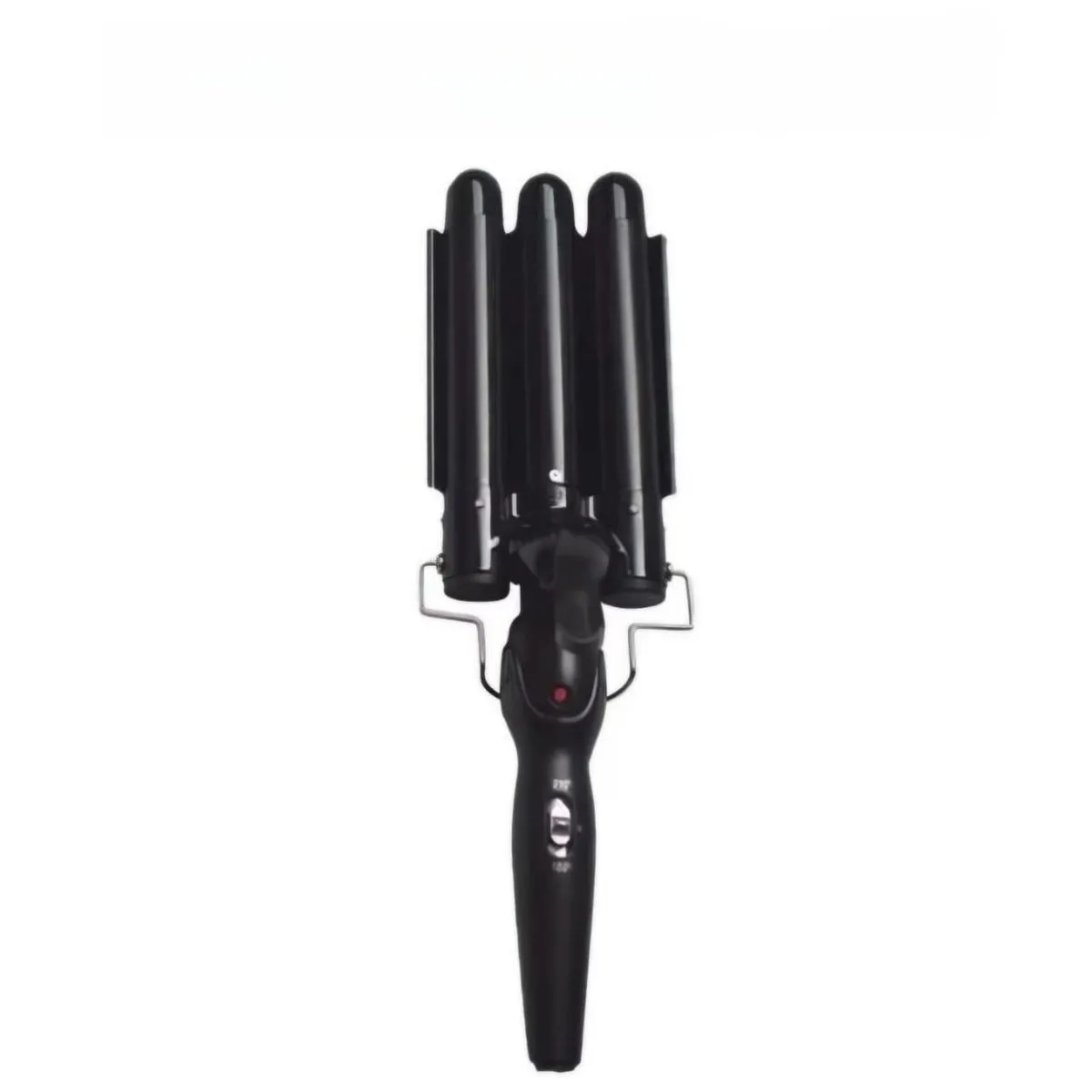Curling Iron, 3 Barrels, Large Curling Iron, Hair Wrapper, - Black