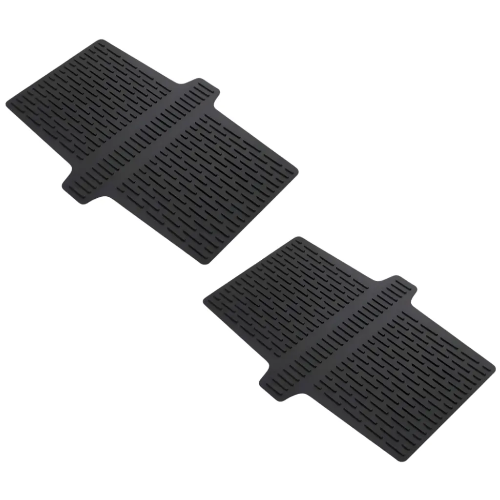 2 Pack - Kitchen Sink Divider Protection Mat - Black