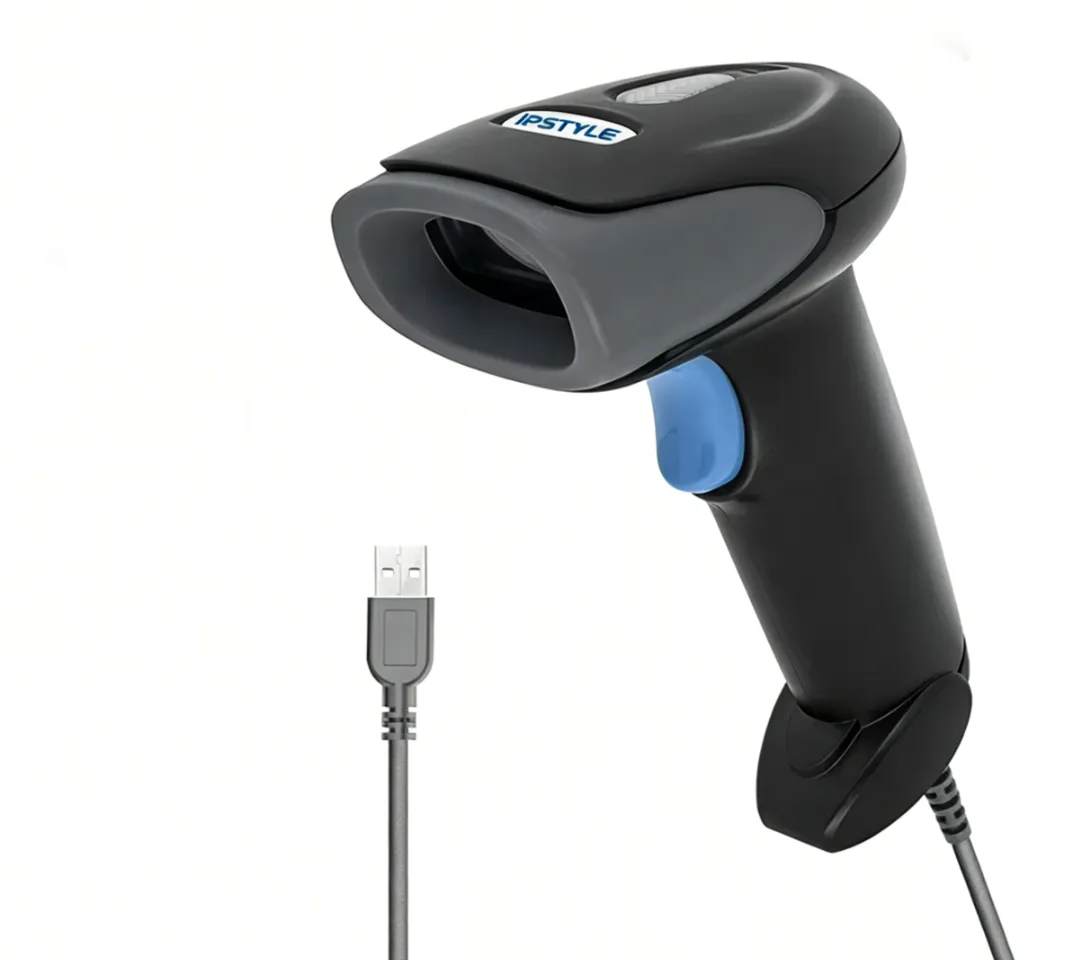 IPSTYLE USB 1D Barcode Scanner, Automatic Plug & Play Handheld Code Reader