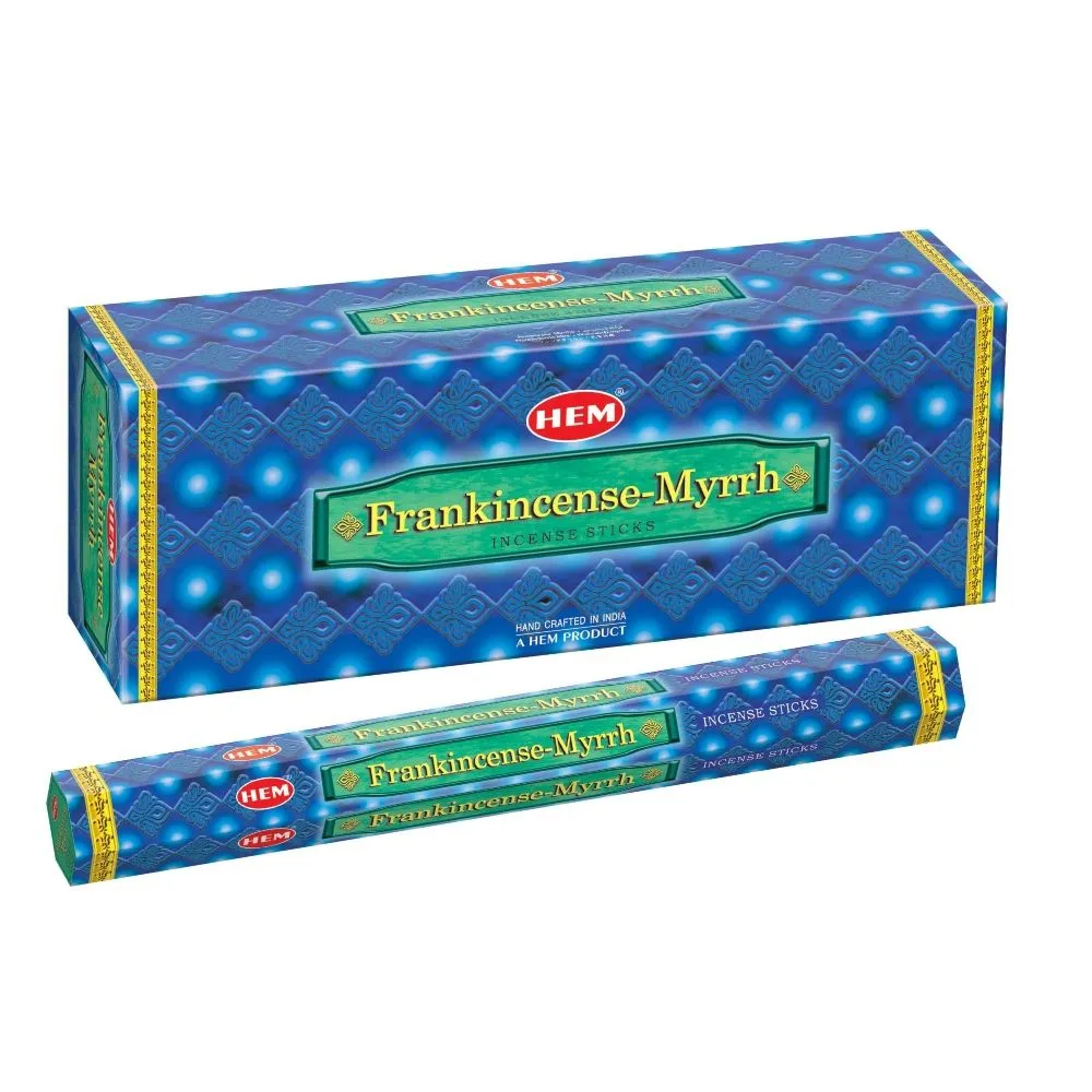 HEM Frankincense Myrrh Incense Sticks (Pack of 120)