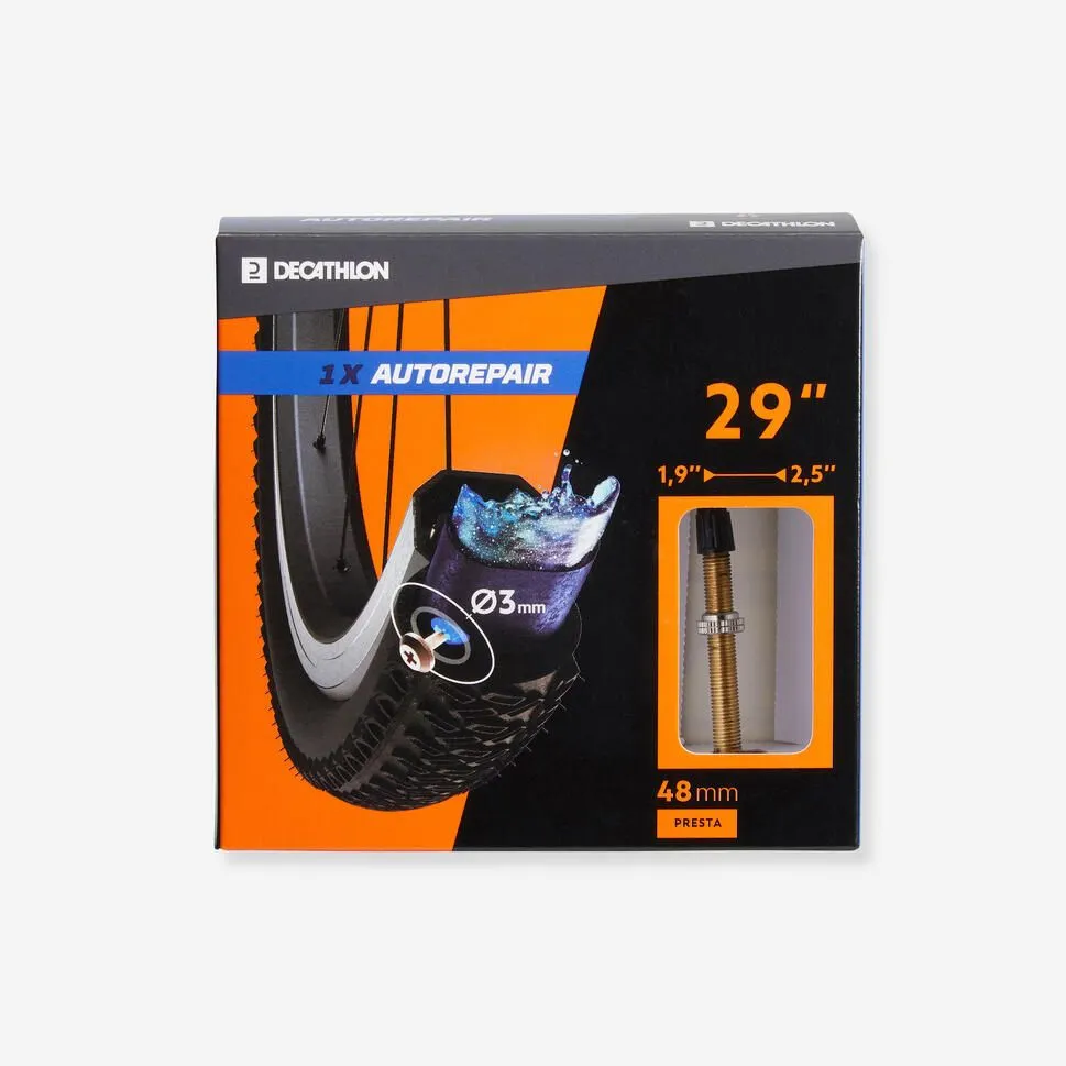 Decathlon 29x1.9/2.5 Self-Repairing 48 mm Presta Valve Inner Tube