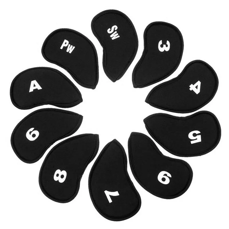 Michris Neoprene Head Covers - Black