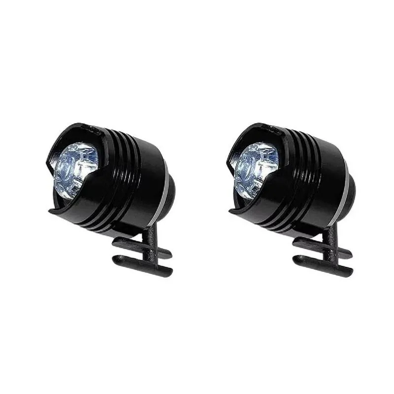 Aluminium Shoe Lights - 2 Pack - Battery Powered - Black