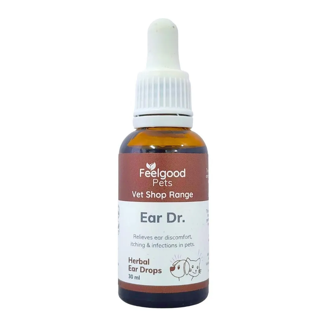 Feelgood Pets - Ear Dr - Natural Ear Drops For Pets - 30ml