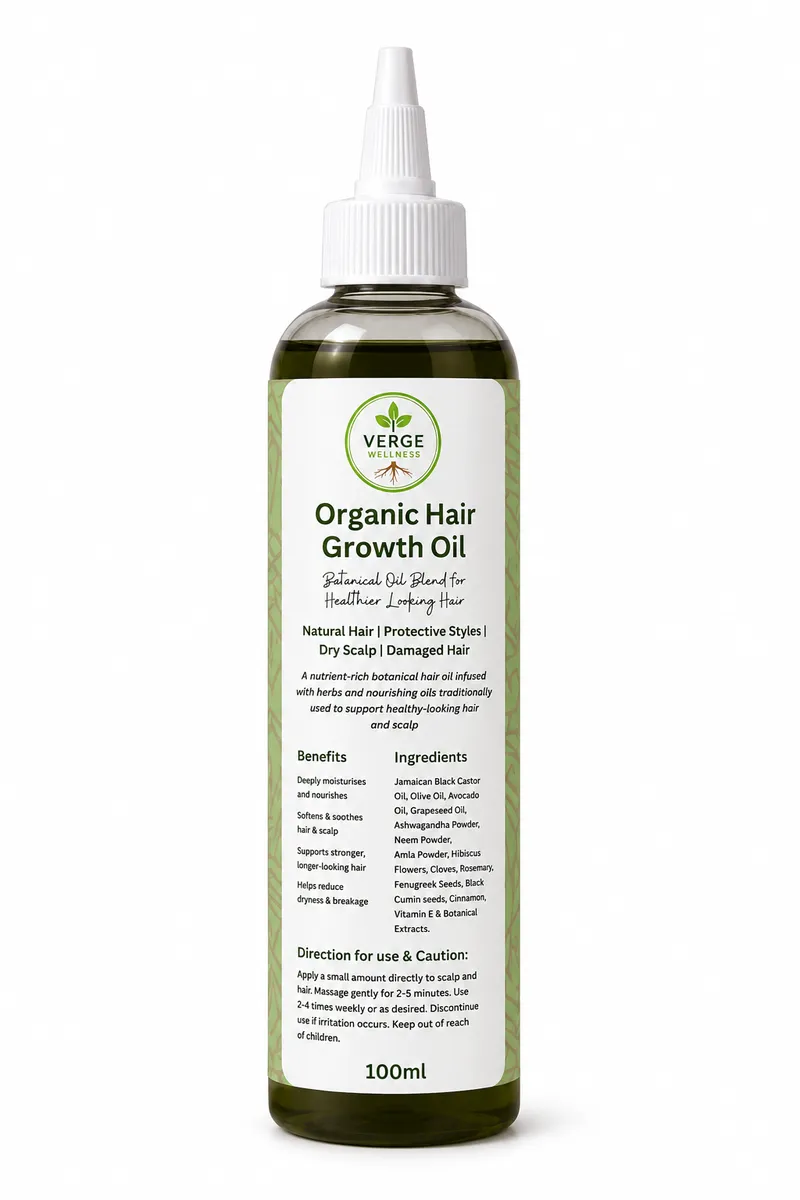 Organic Herbal and Botanical Oils Infused Hair Growth Oil