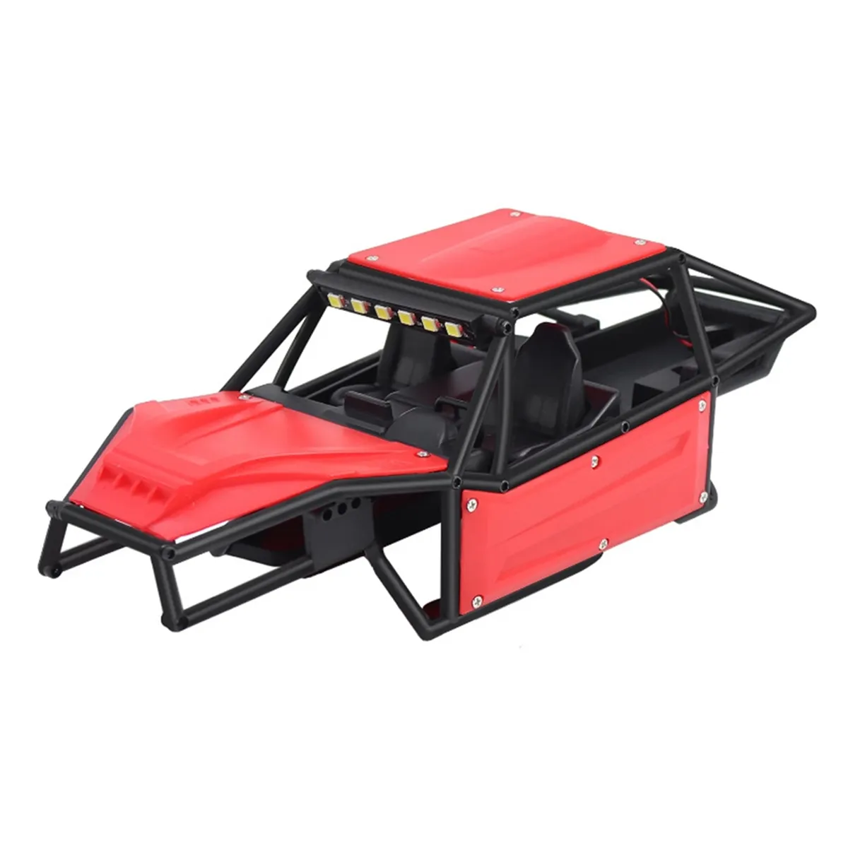 Rc Car Body Shell Chassis Kit for 1/18 Trx4M Rc Accessories Red
