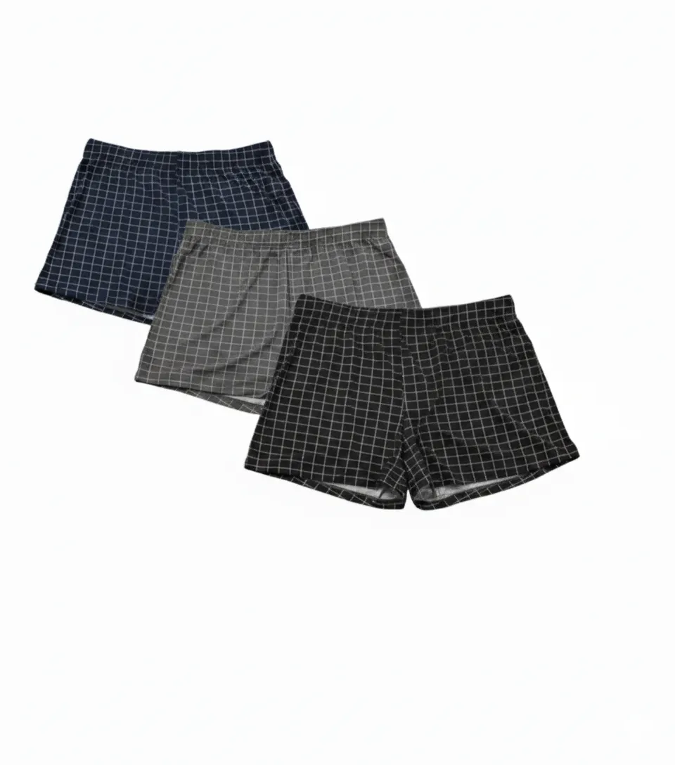 Men's No-Hanging-Tag Boxer, Men's Moisture Casual Briefs, 3 Packs