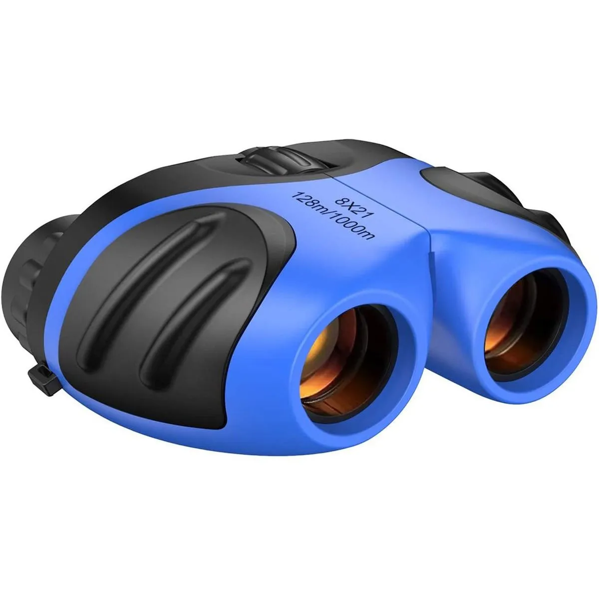 Compact Shock Proof HD Binoculars for Kids 8 x 21 - Blue