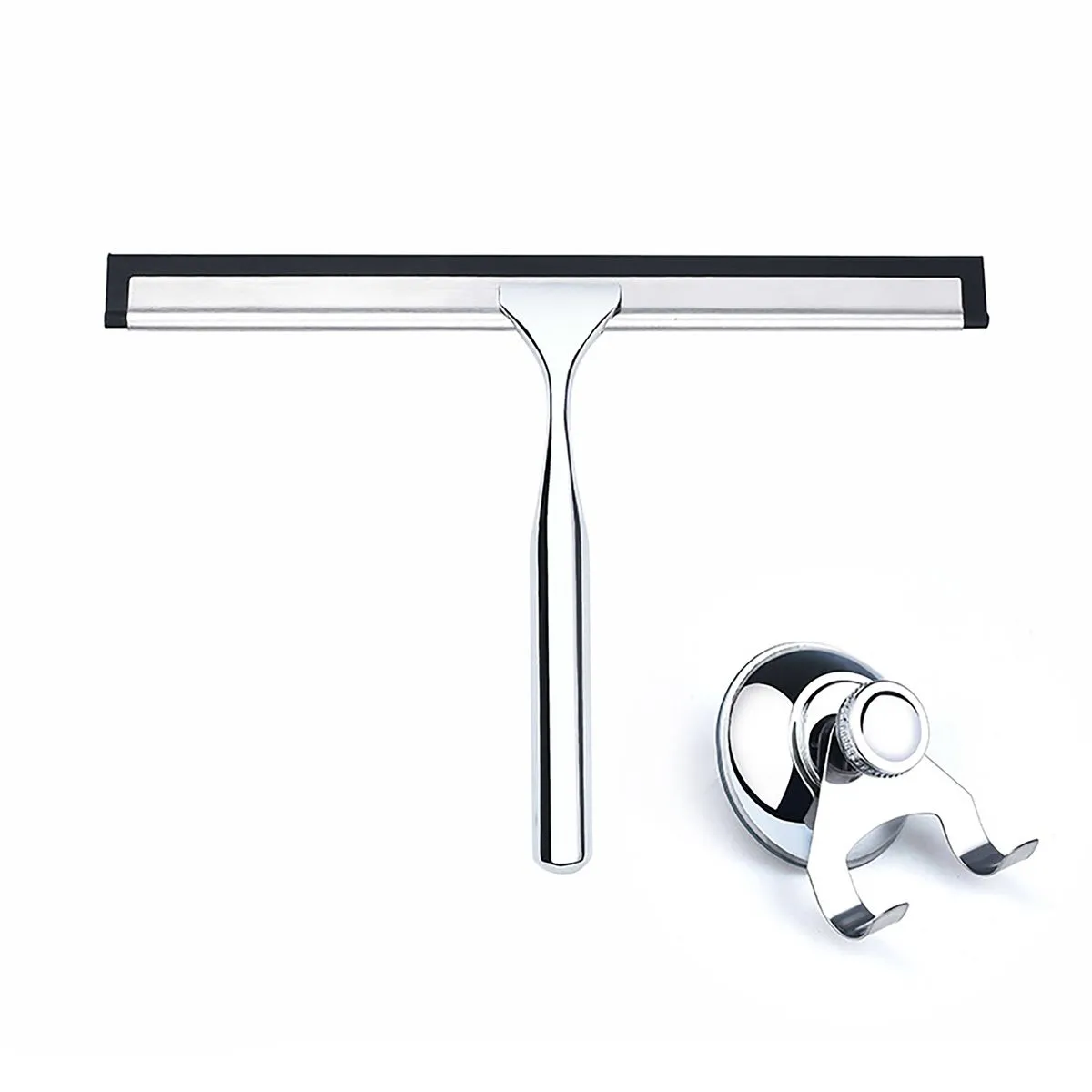 Stainless Steel Cleaning Squeegee Wiper with Storage Hook