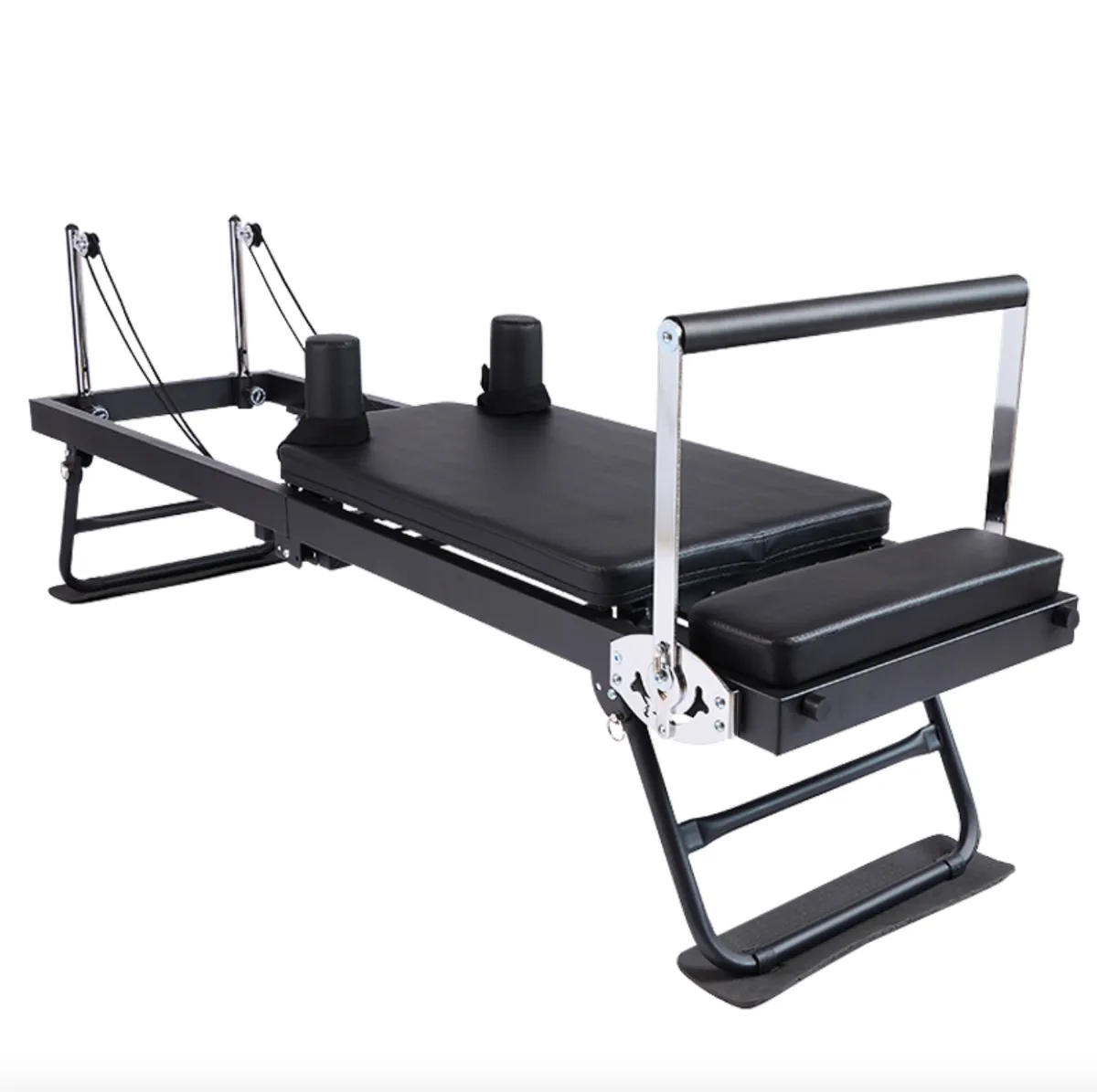 Foldable Pilates Reformer Machine - Portable Home Fitness & Yoga Equipment
