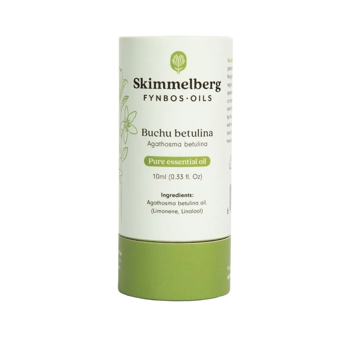 Skimmelberg Fynbos Oils Buchu Betulina Oil 10ml