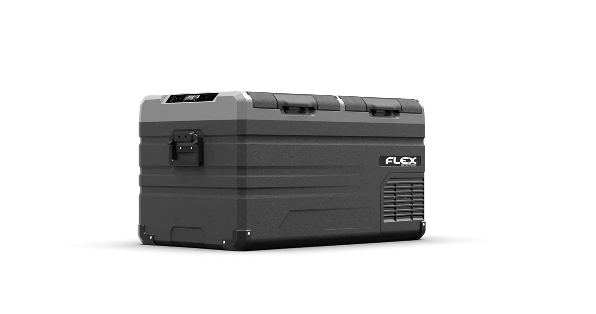 Flex Adventures TW75 - 75L 12/220V Plastic Dual Zone Fridge/Freezer