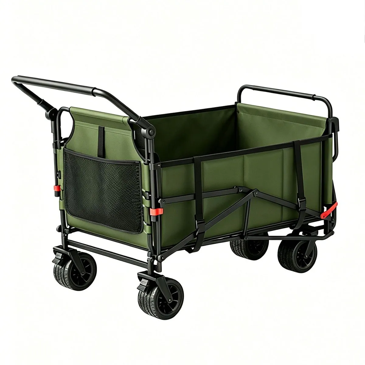 Multifunctional Folding Wagon Carts,Convertible Beach Chair,200KG Capacity