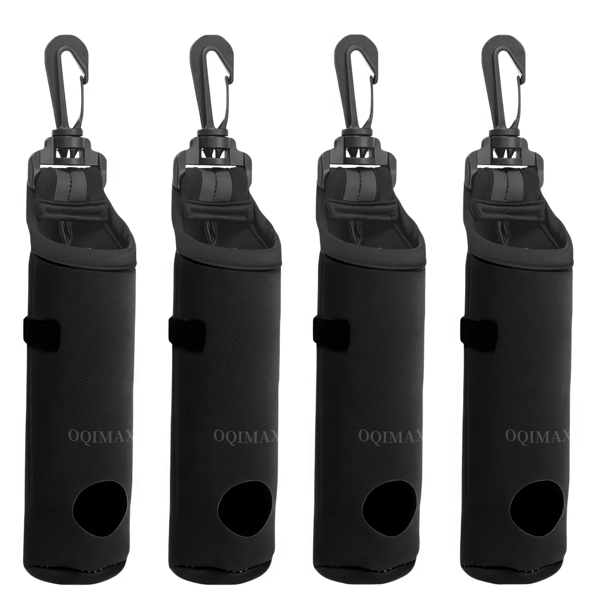 OQIMAX 4 Pieces Golf Tee Holder Golf Ball Carry Bag Pouch Ball Holder
