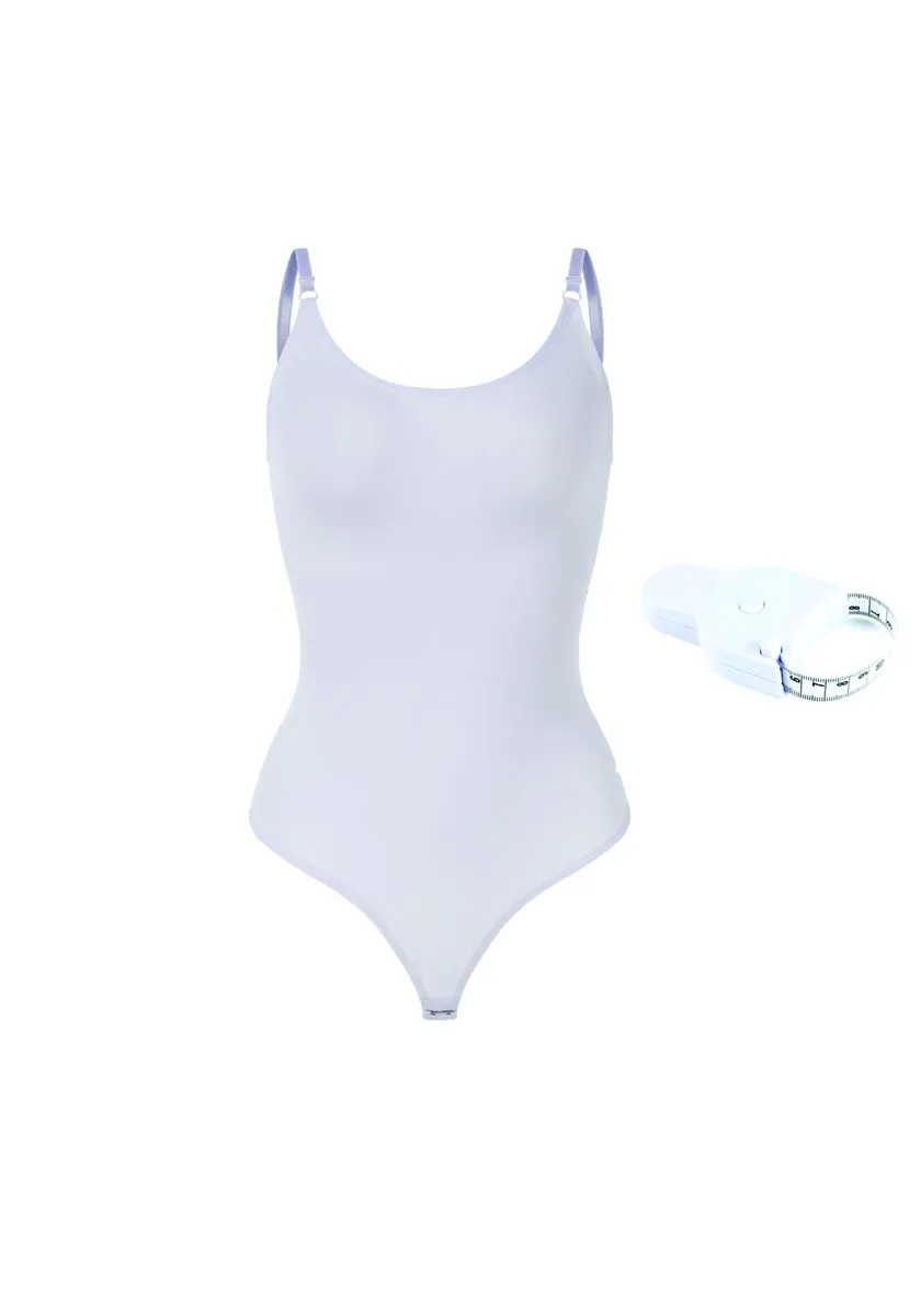 Women Shapewear Waist/Tummy Trainer Triangular Body Suits Clothing- WHITE