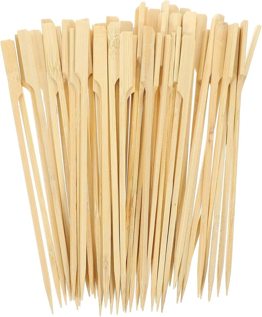 Natural Multi-function Barbecue Sticks Polished Smooth Portable for Outdoor