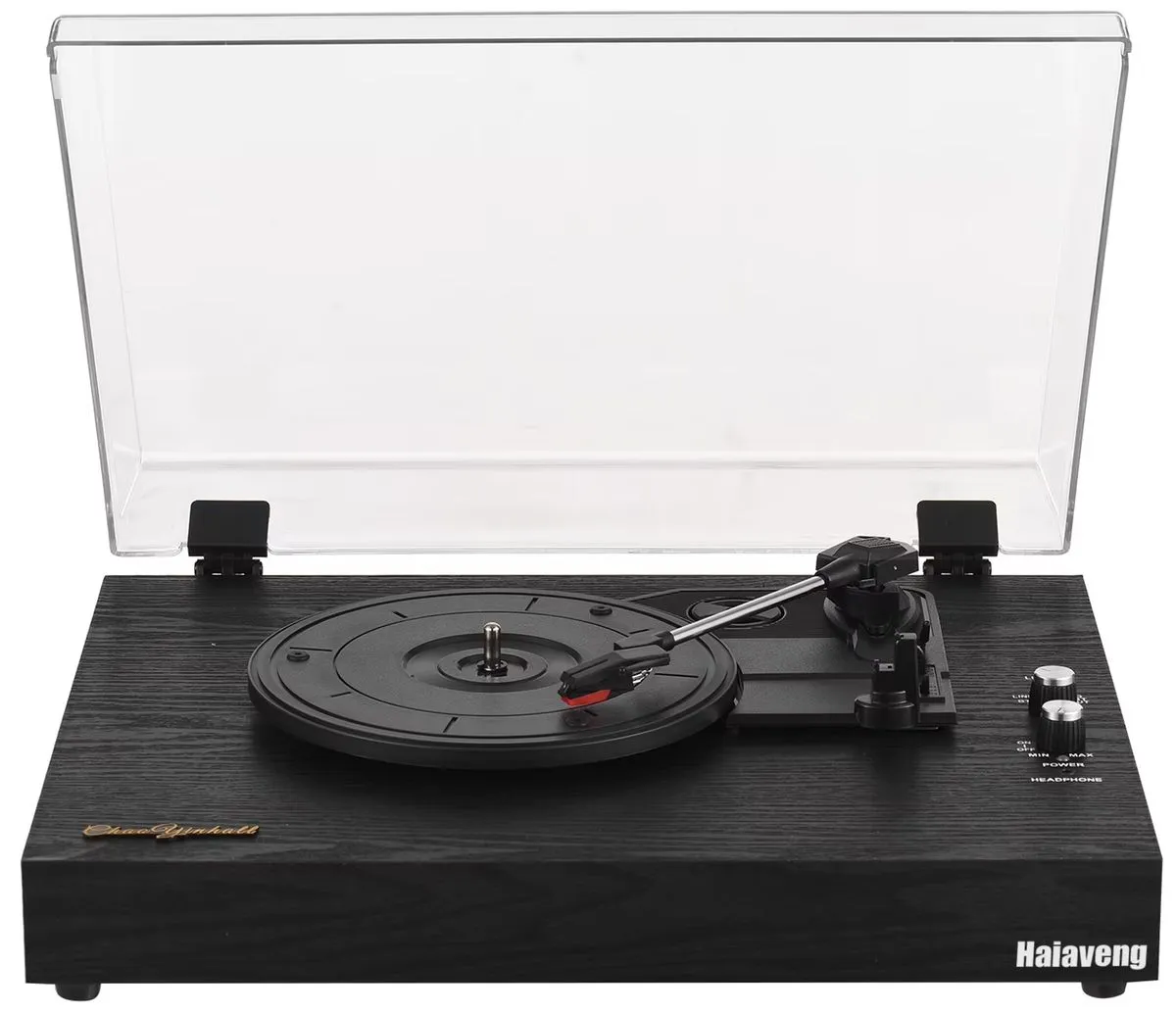 Retro Gramophone Turntable with Bluetooth - 3-Speed (33/45/78RPM)