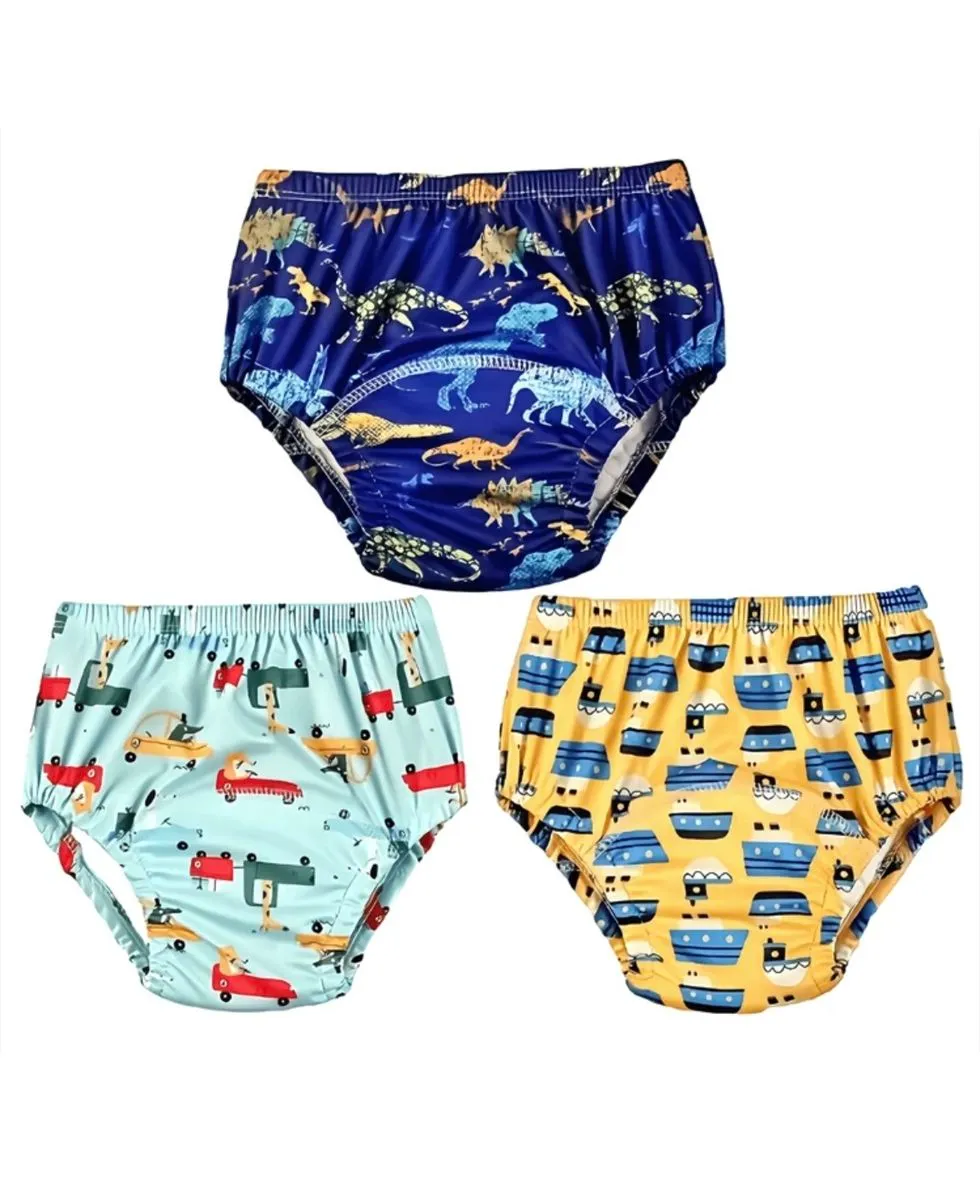 3 Piece Soft and Reusable Diapers for Potty Training and Daily Wear- 12-19kg
