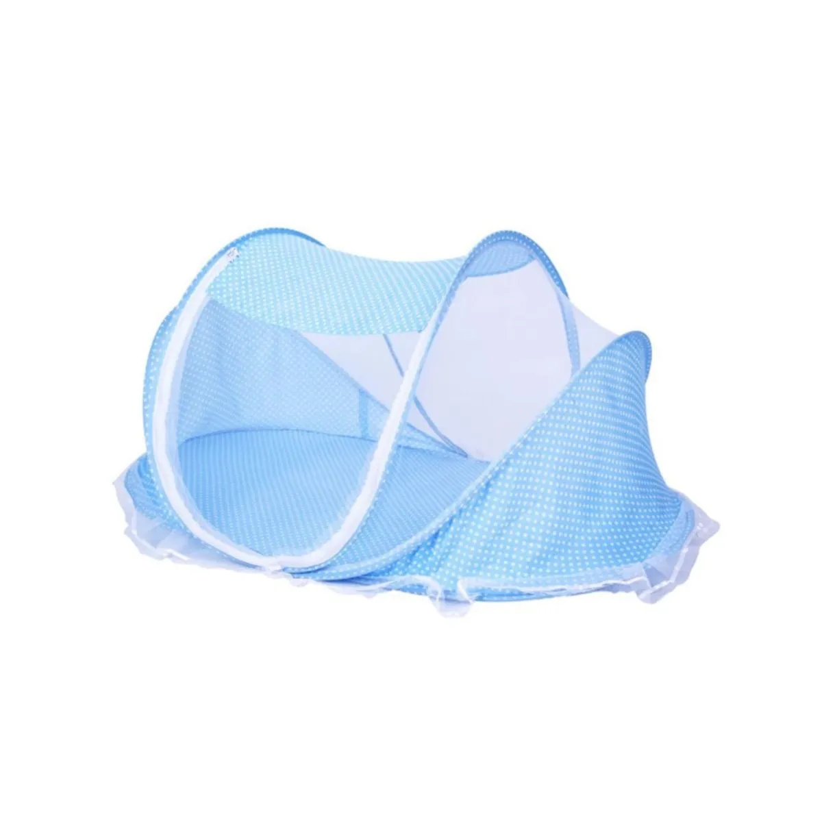 FocusBaby Instant Portable Pop Up Baby Travel Mosquito Net Playpen Bed - Blue