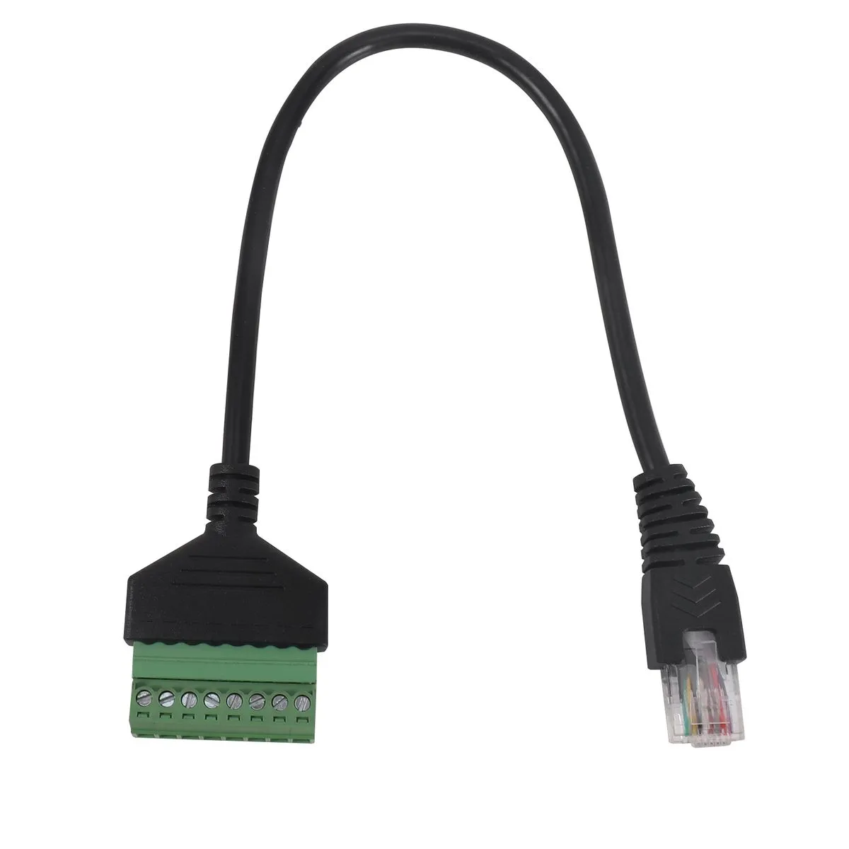 Rj45 Male To 8 Pin Extension Cable for Cat5/6/7 Ethernet Extender Av