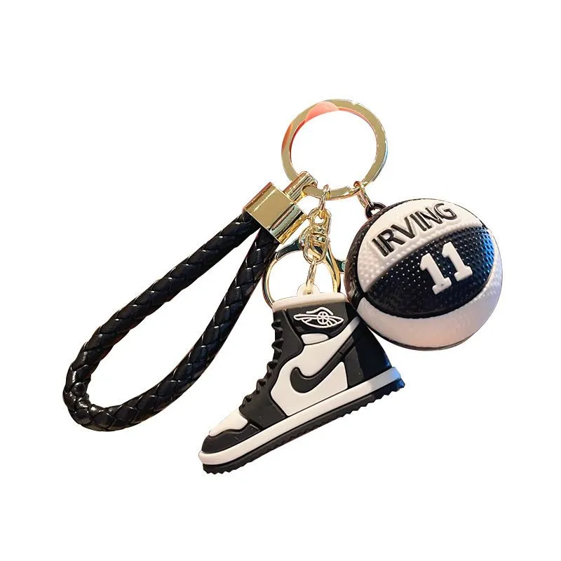 Football Shoes [Upgraded Edition] - Black and White Keychain