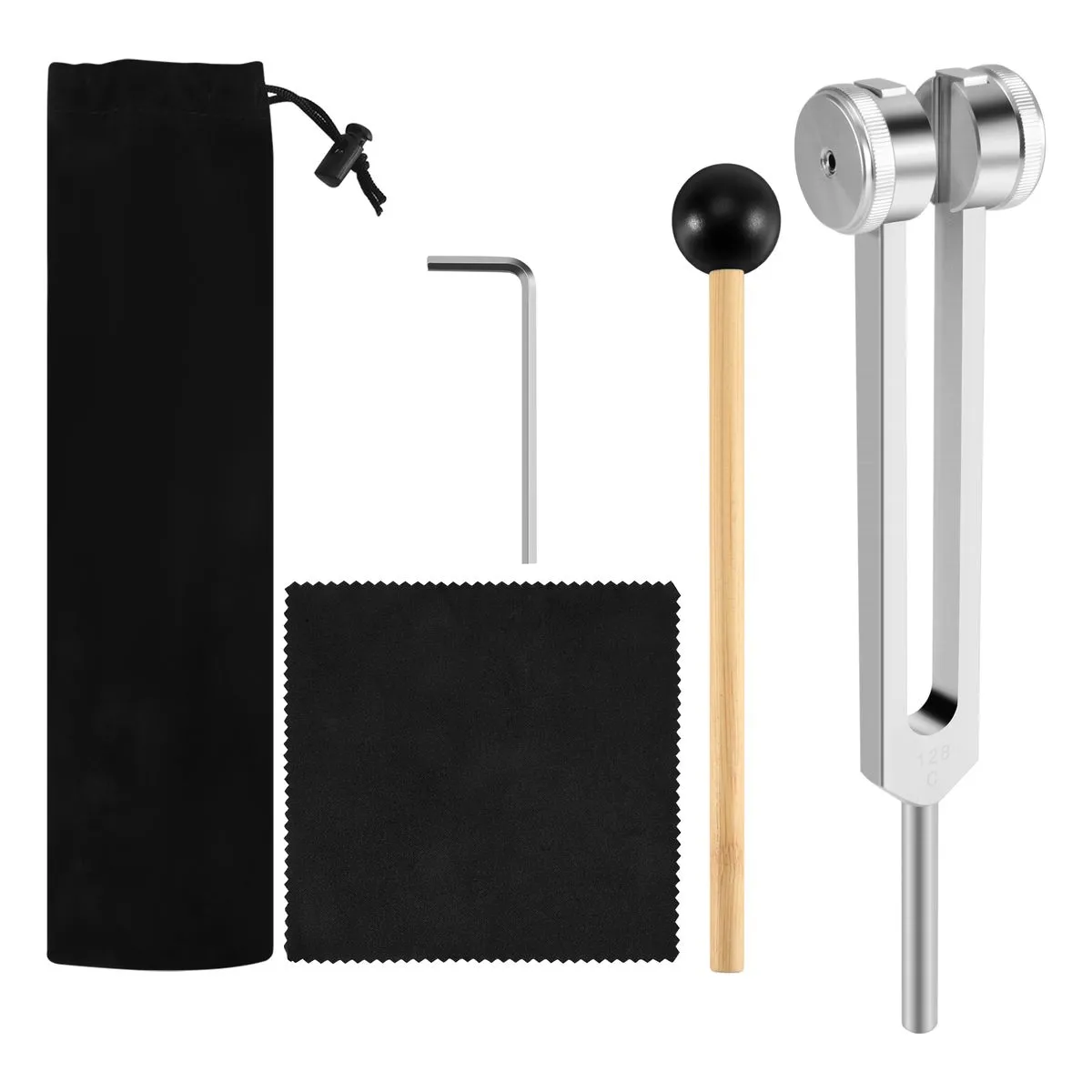 128 Hz Tuning Fork Weighted Bio-Acoustic Tuning Fork for Therapy 128 Hz Ac