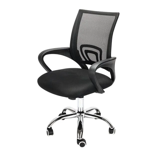 Home office chair with armrests and swivel function