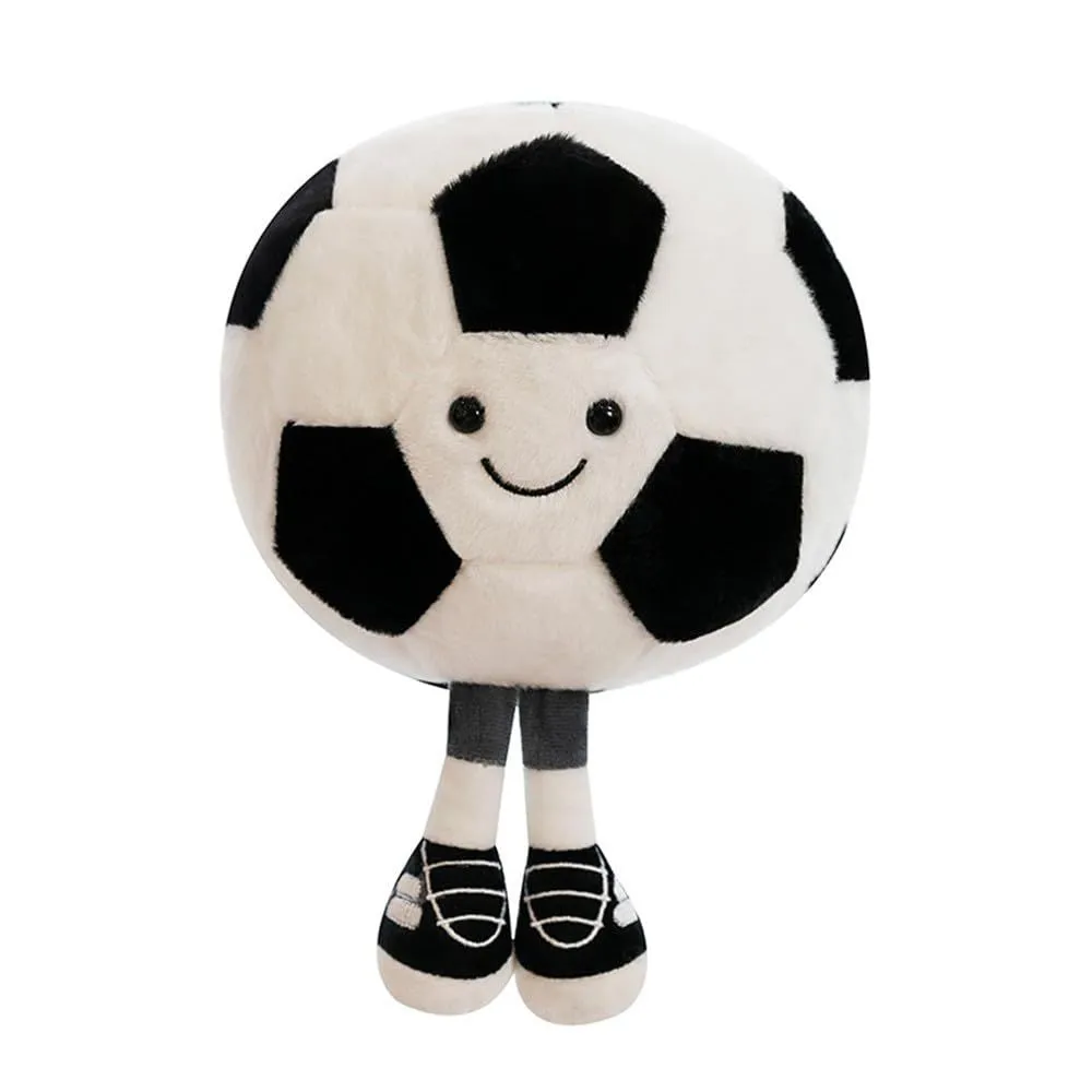 13.7 Inch Soft Plush Sports Ball Doll-Football