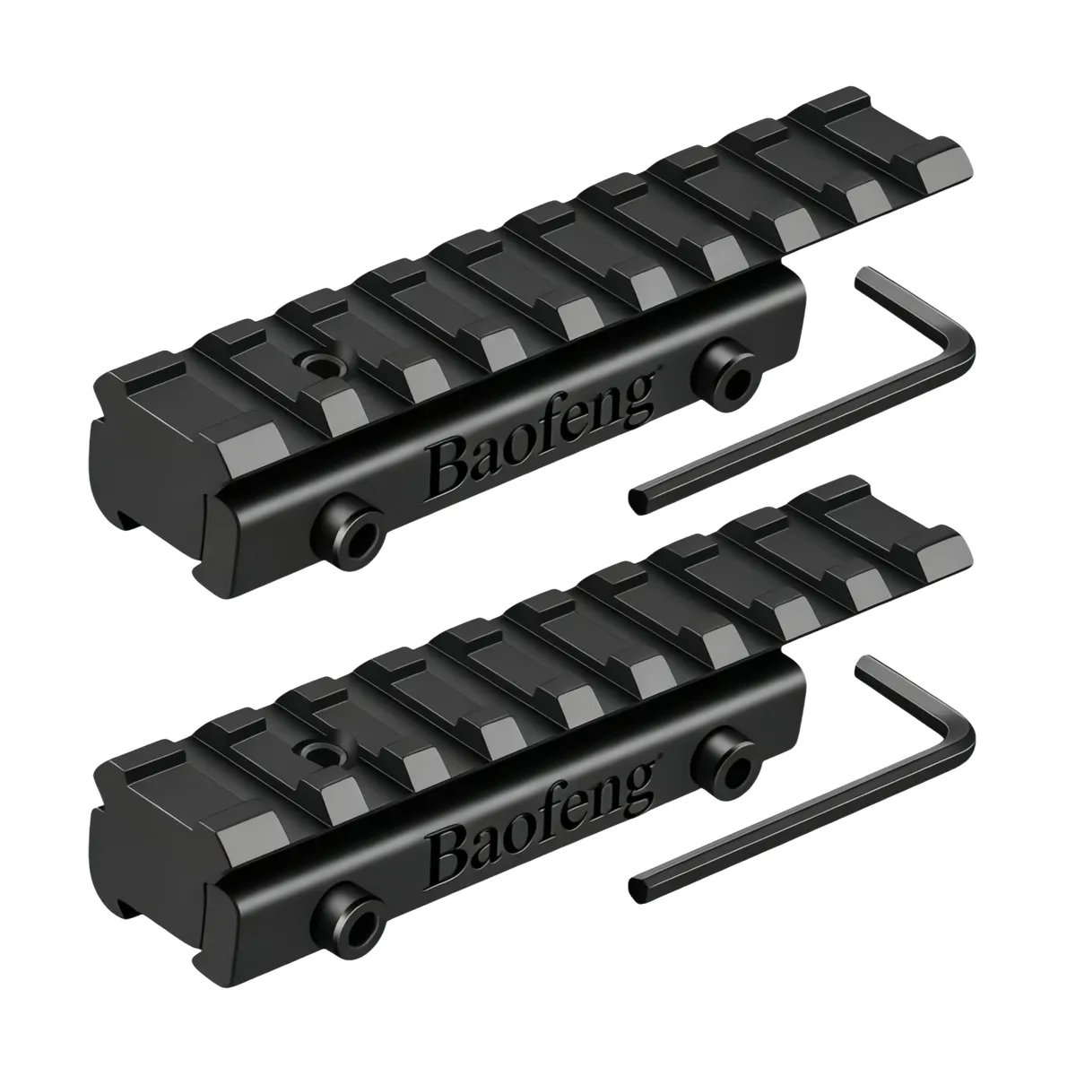 Baofeng 2Pack 11mm Dovetail to 21mm Picatinny Rail Convert Mount for Scope