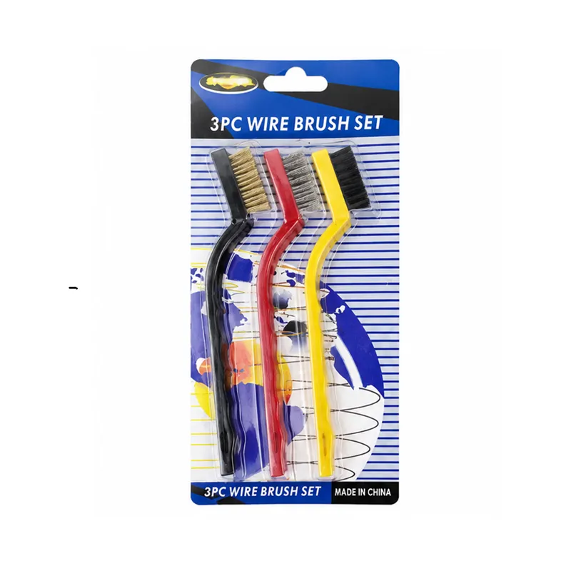 Heavy Duty Cleaning Brush Set for Rust, Paint & Dirt Removal-3 pack