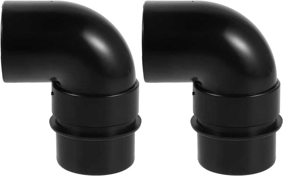 2pcs RV Air Outlet Vent Ducting Connector Extension Coupling 47mm To 50mm