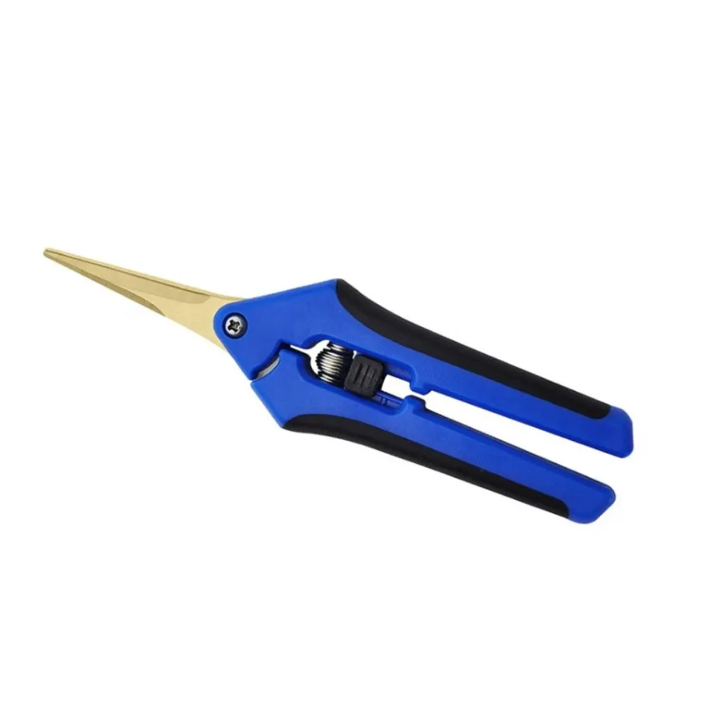 Stainless Steel Pruning Shears Curved-Blade Plant Clippers