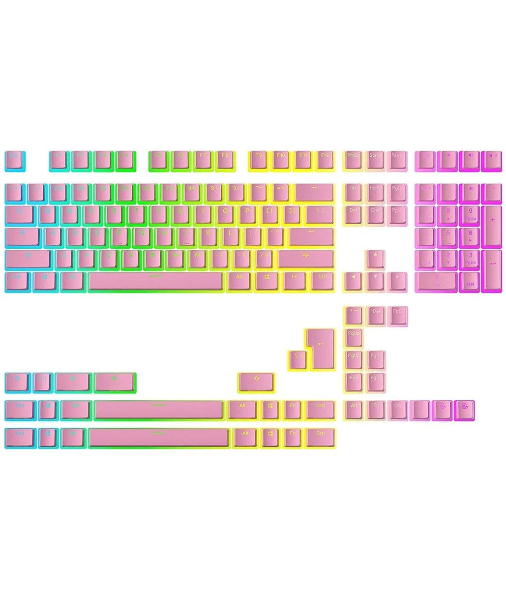 PBT Keycap Set for Mechanical & Optical Keyboards for Standard 104 US & UK