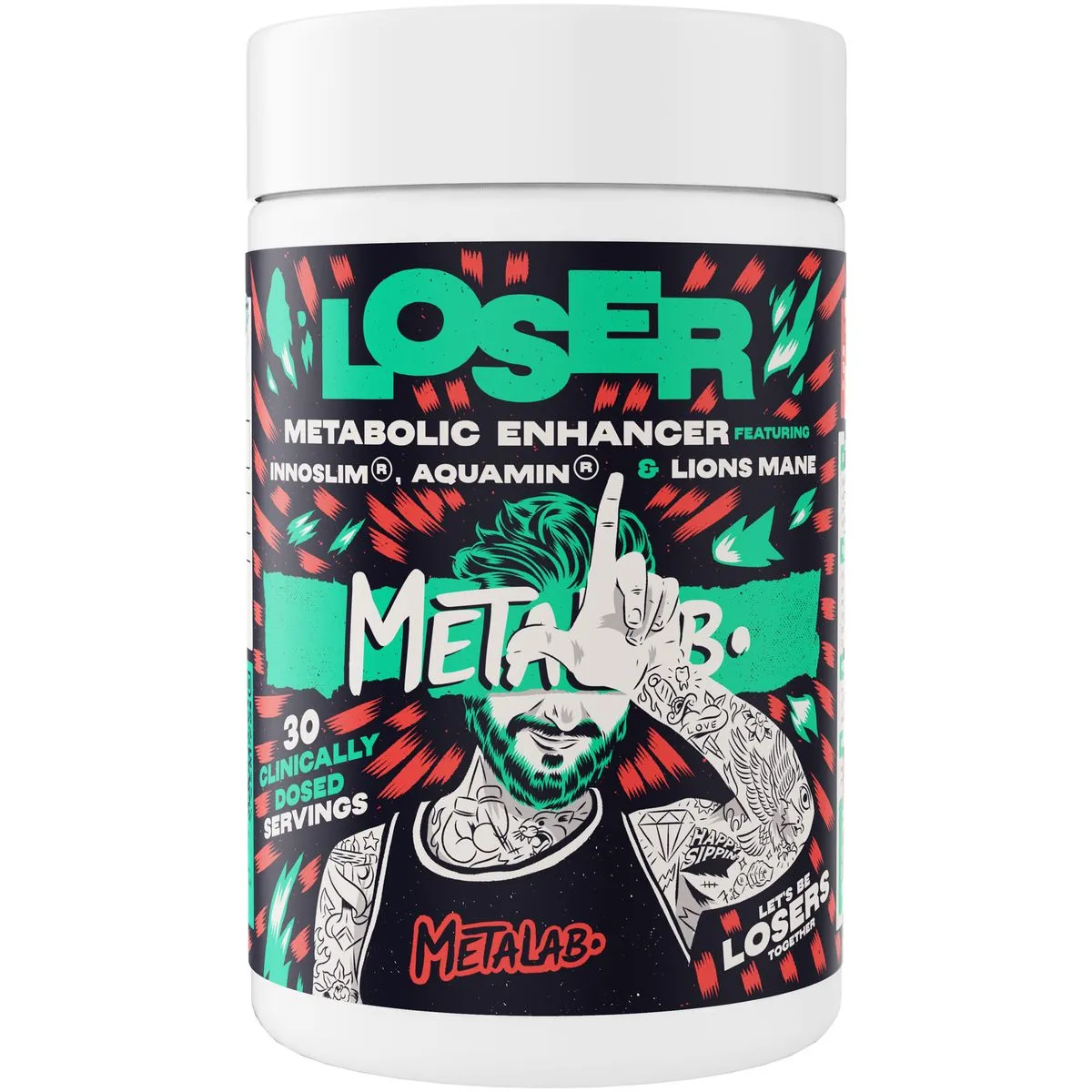 METALAB Loser Premium Metabolic Enhancer (90 Veggie Caps)