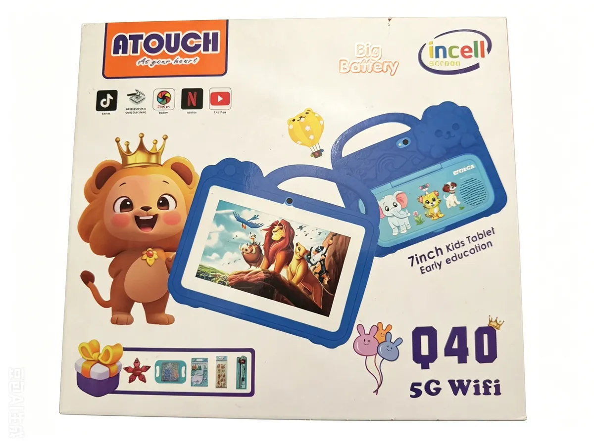 7 Inch Kids Tablet, Q40 Educational Learning Tablet WiFi Incell Screen