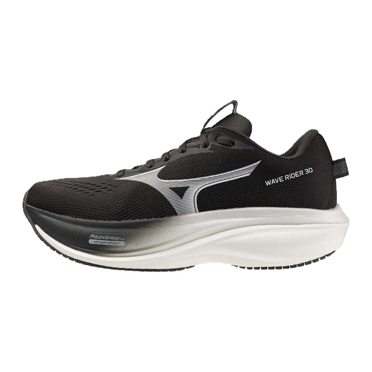 Mizuno Women's Wave Rider 30 D Road Running Shoes - Black