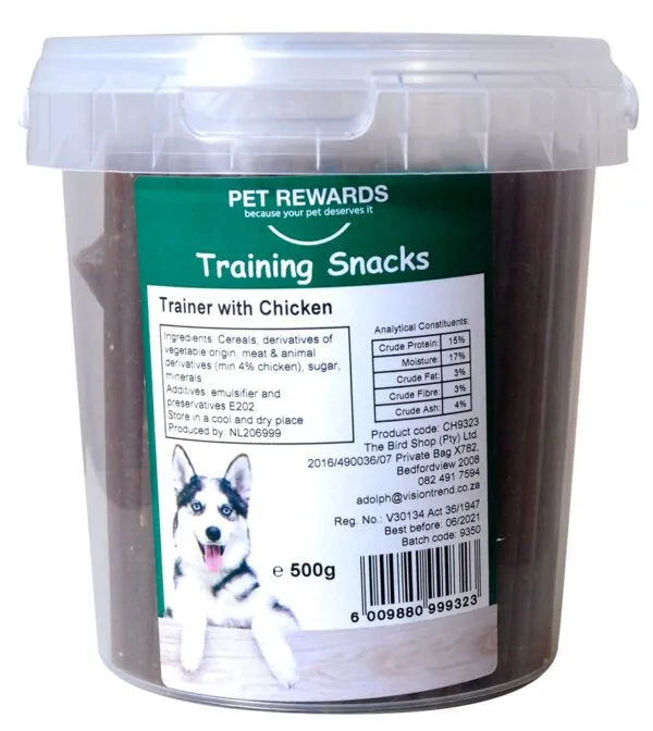Pet Rewards - Dog Treats Training Snacks Chicken Flavour 500g