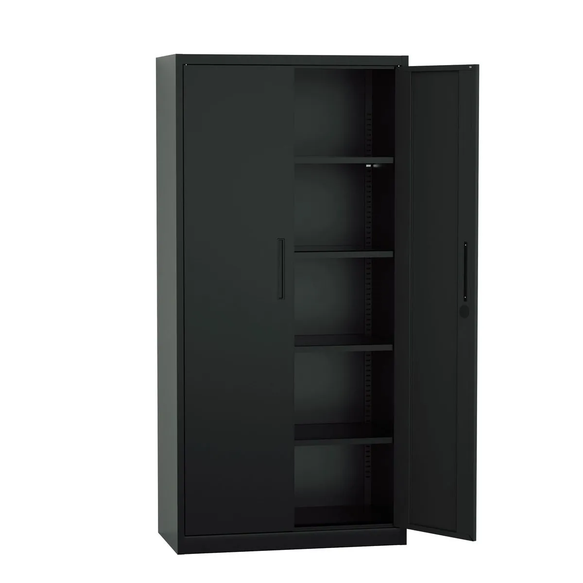 Steel Filing Cabinet Office/Home Storage Cupboard Locker File Organizer - Black