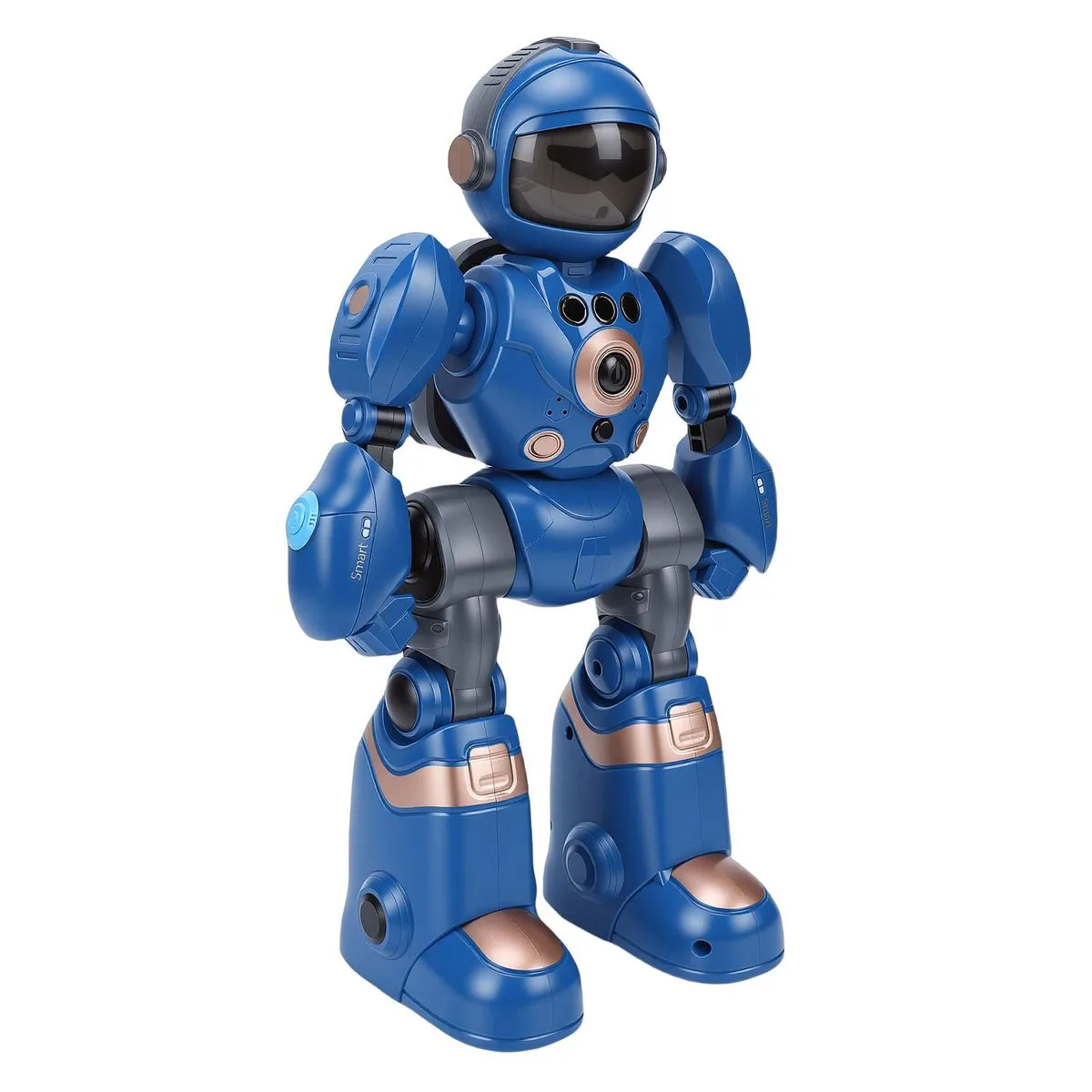 Programmable RC Robot Walking Dancing Gesture Sensing Singing Blue