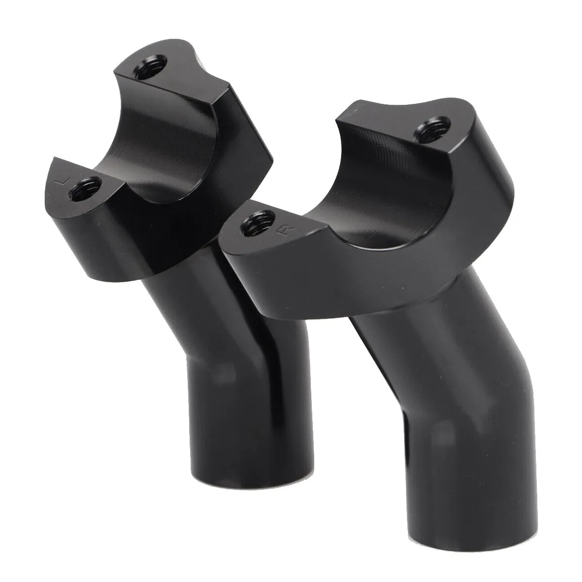 Black 3 5Inch Tall Pullback Handlebar Risers