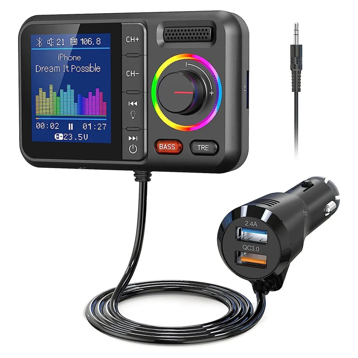 Bluetooth 5.0 Transmitter Adapter for PC TV Car Home Speaker