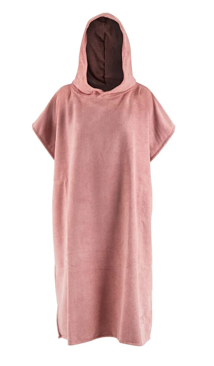 Hooded Microfiber Changing Beach Towel Surfers Poncho - Dusty Pink
