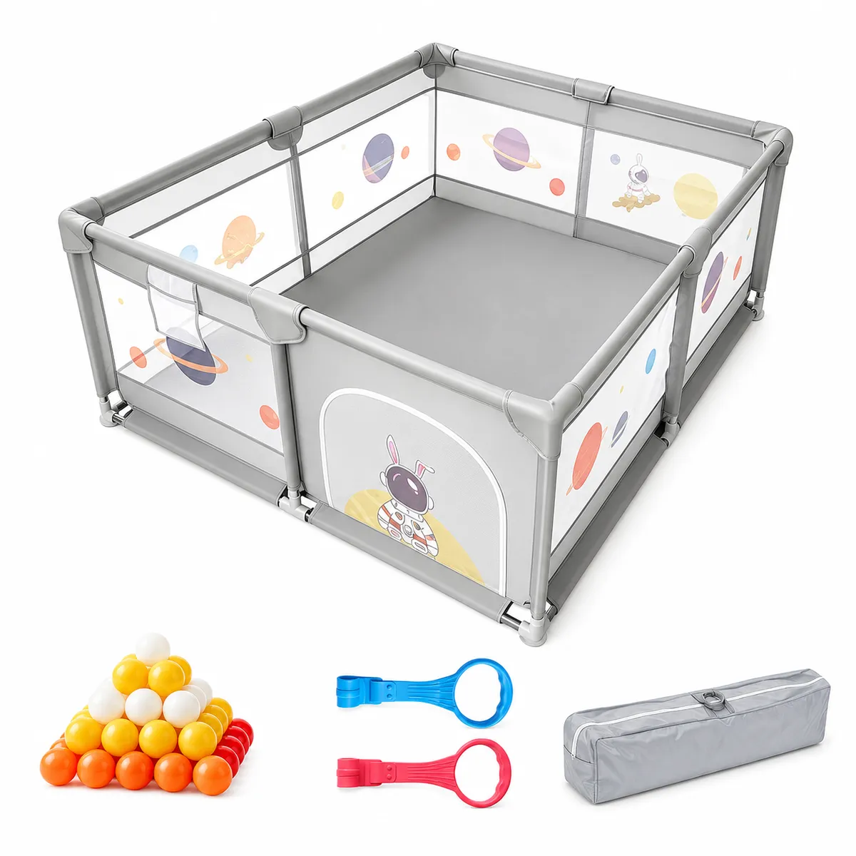 Baby Playpen Toddler Play Yard portable Baby Safety Fence for Indoor Use
