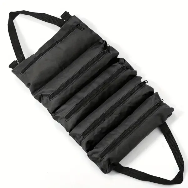 Hashbrown Heavy-Duty Roll-Up Tool Bag - Black