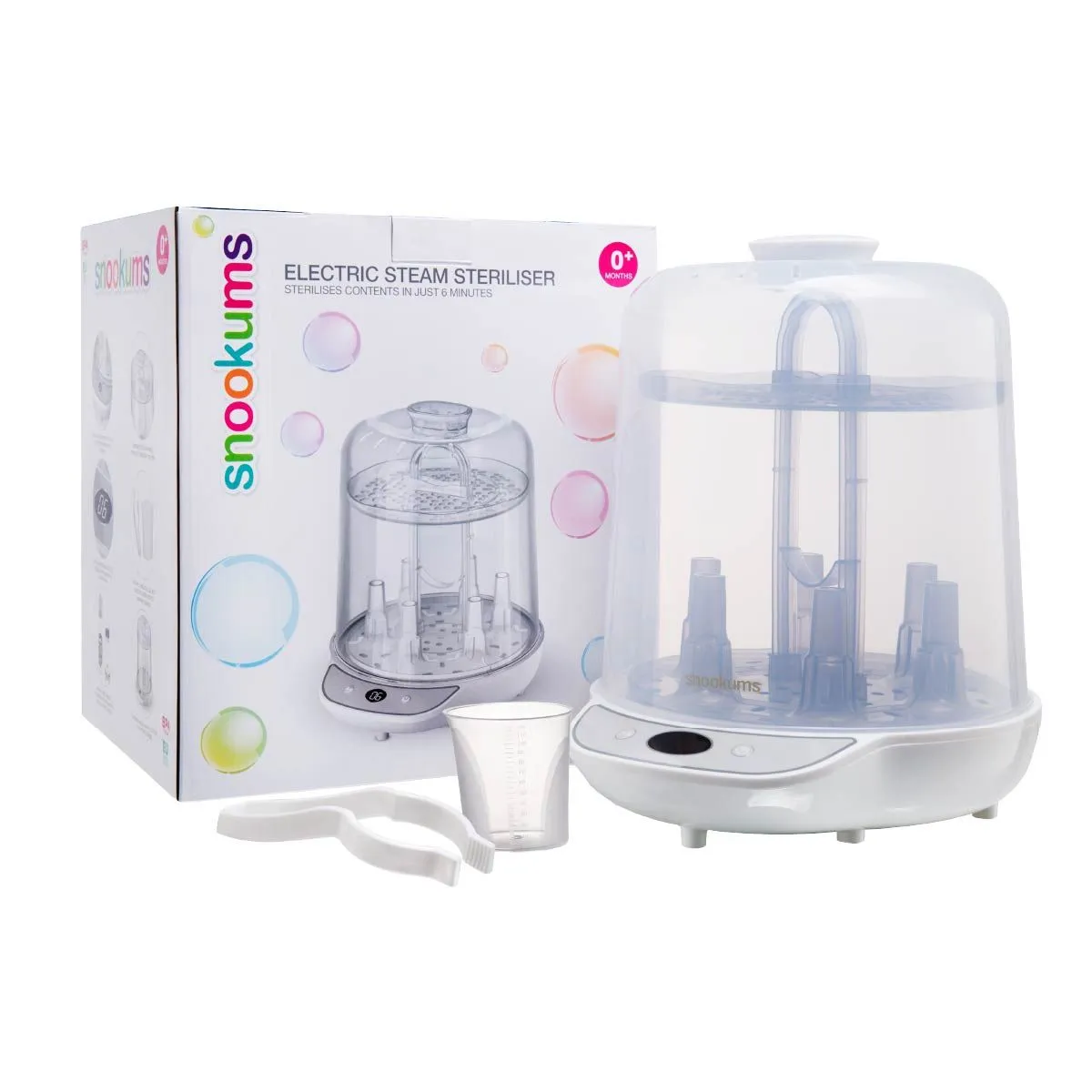 Snookums Electric Steam Sterilizer- All Bottle Brands & Soothers