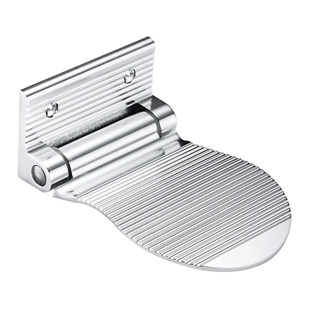Wall Mounted Aluminum Alloy Bathroom Shower Foot Rest Footstool